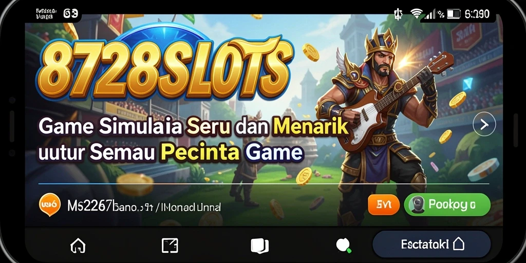 Tampilan menarik dari gameplay 8728SLOTS yang mengasyikkan.