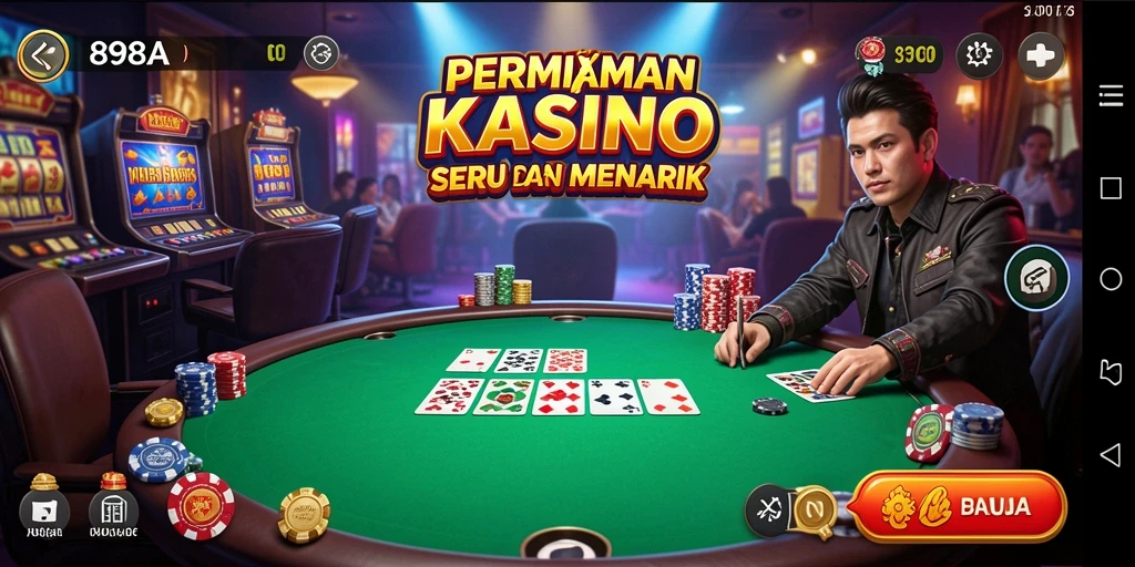 Screenshot gameplay 898A yang menampilkan keseruan permainan Kasino.