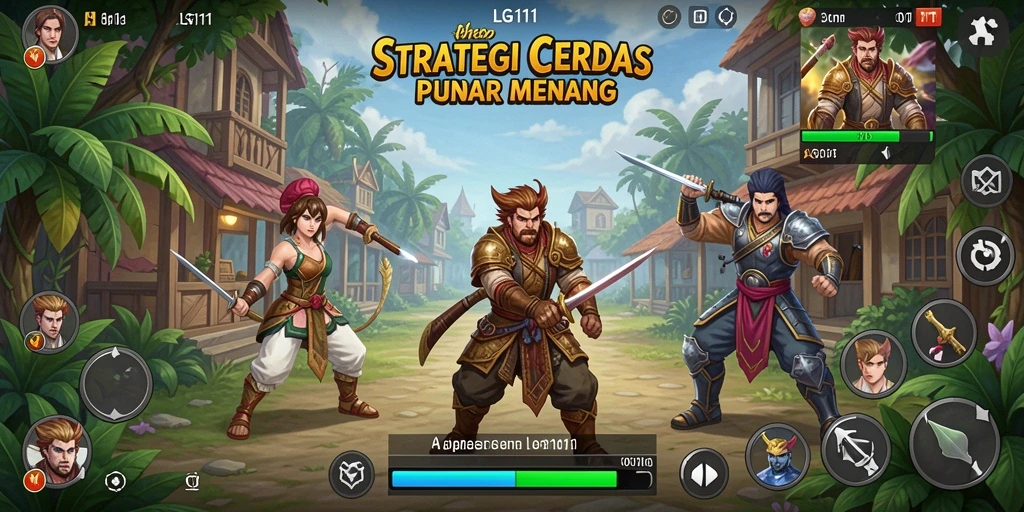 Tampilan gameplay LG111 yang seru dan strategis.