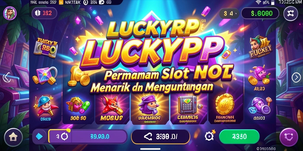 Tampilan menarik di gameplay Slot LUCKYRP dengan beragam tema.