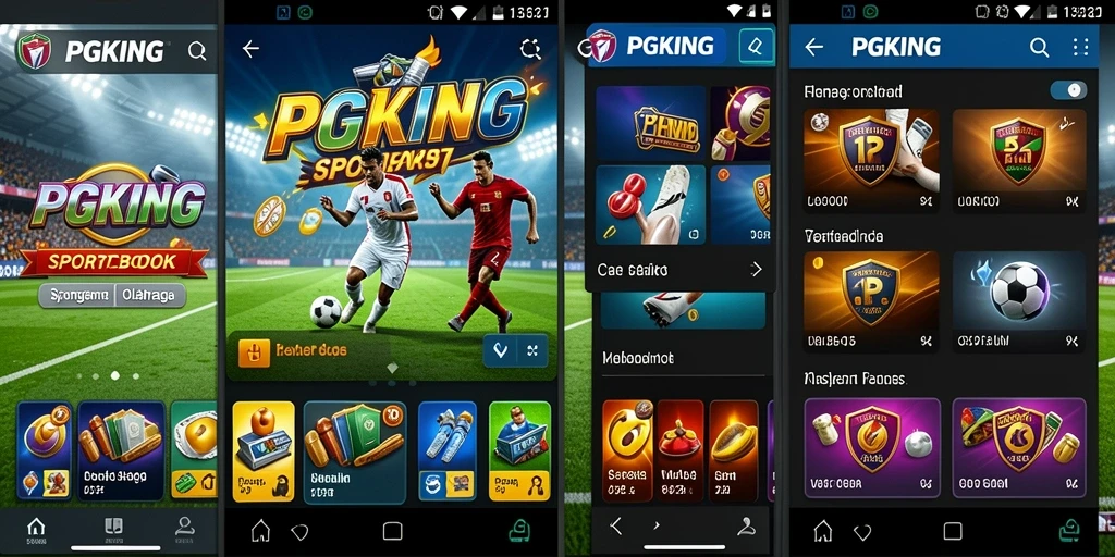 Tampilan menarik dari gameplay taruhan olahraga di PGKING.