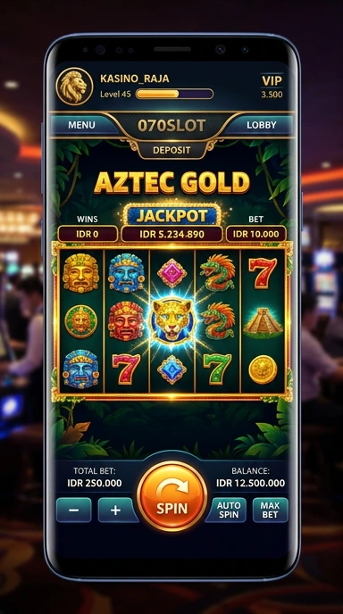 Pengguna menikmati pengalaman unduh yang cepat dan aman di 070slot.